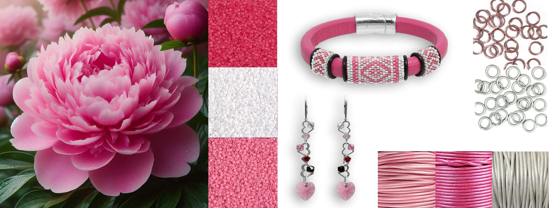 Floral Elegance: Peony Colors for Jewelry Design