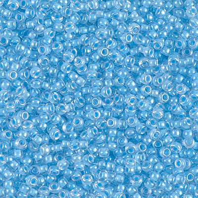 11/0 Luminous Blue Bird Color Lined Miyuki Round Seed Beads