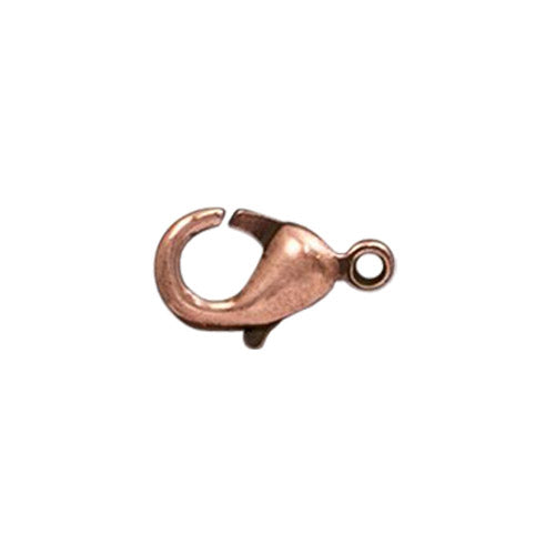 14mm Lobster Clasp / 10 Pack / plated zinc with an antique copper finish