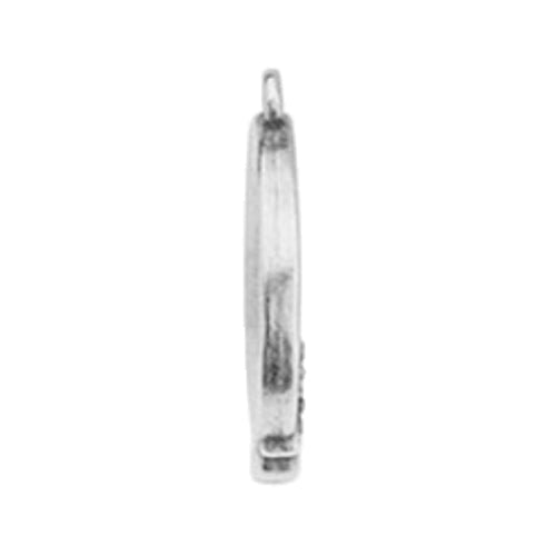 TierraCast Blossom Pendant / 26 x 20mm / pewter with antique silver finish