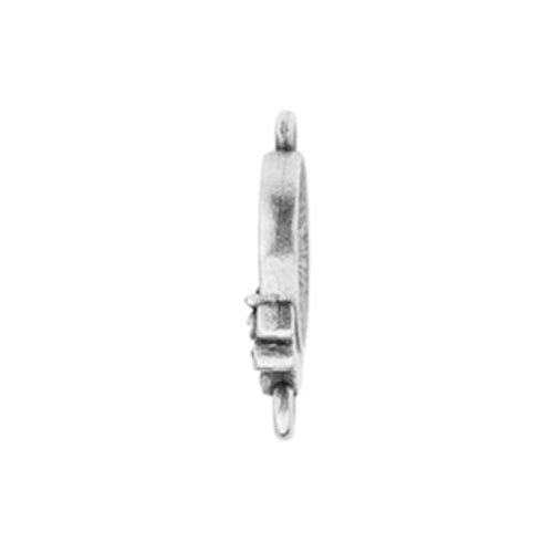 TierraCast Blossom Link / 21 x 13mm / pewter with antique silver finish