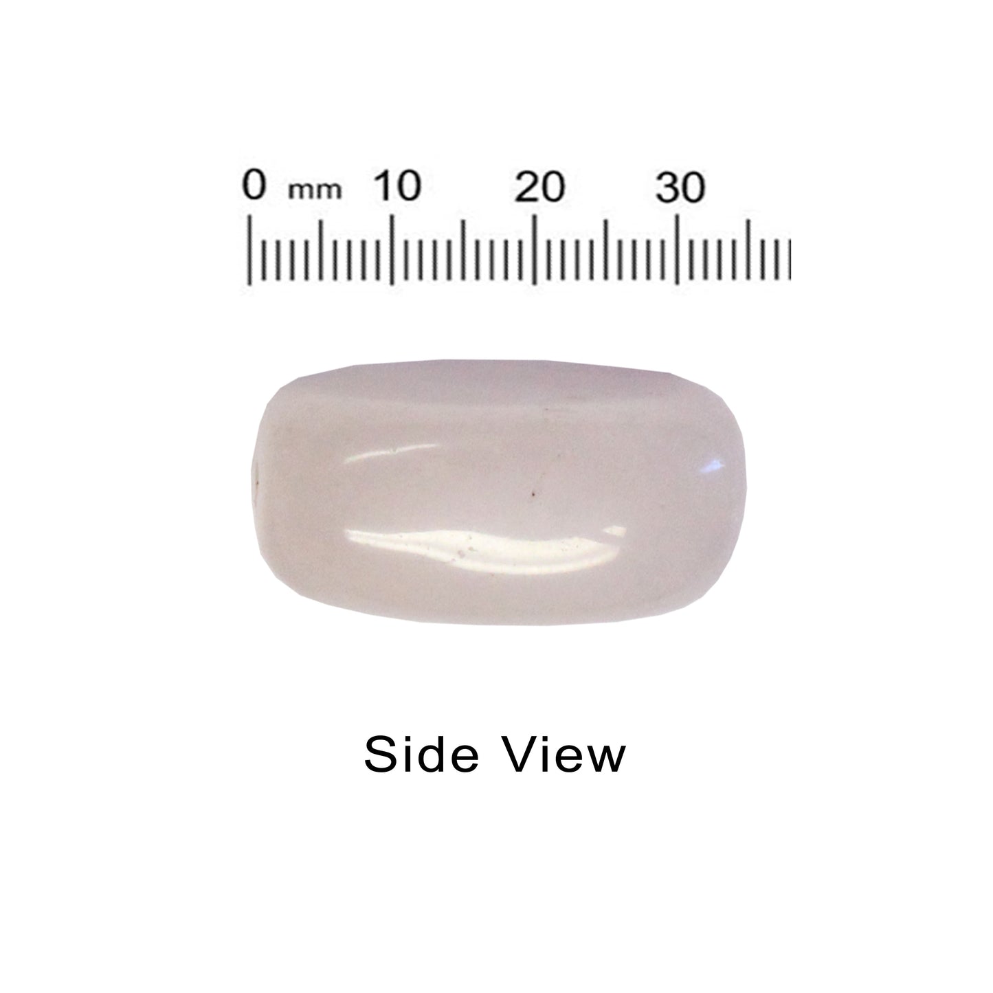 Rose Quartz Jumbo Nugget Beads / 7 Bead Strand / 35x25x16mm / smooth polished natural stone focal beads