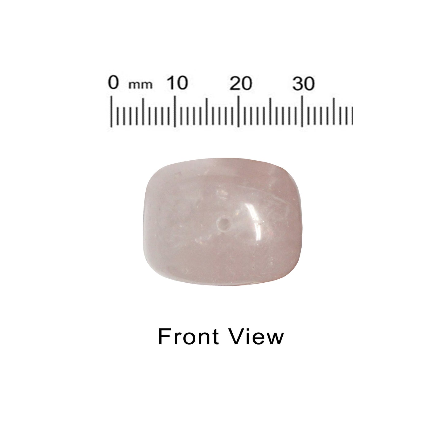 Rose Quartz Jumbo Nugget Beads / 7 Bead Strand / 35x25x16mm / smooth polished natural stone focal beads