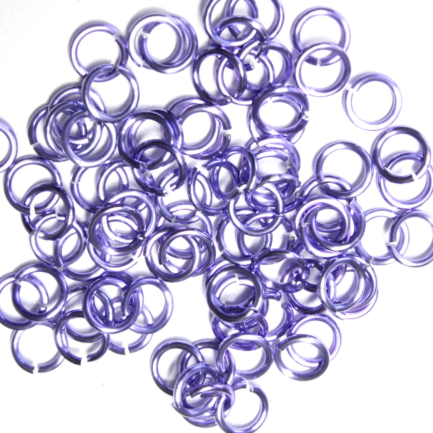 SHINY LAVENDER 4mm 18 GA AWG Jump Rings