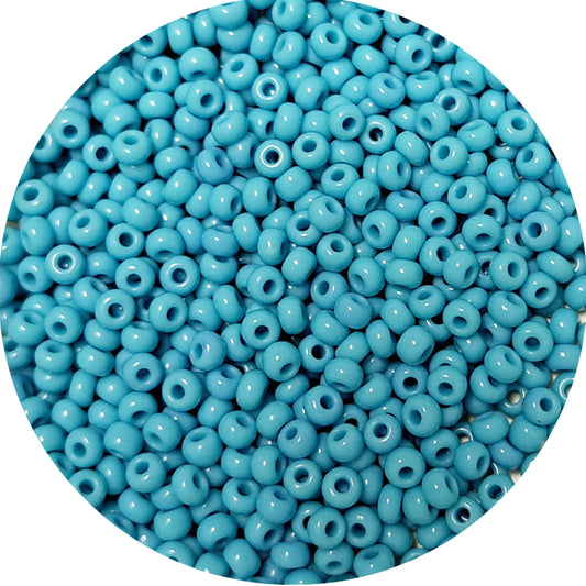10/0 TURQUOISE Seed Beads  / 500 grams /  Preciosa Czech Glass