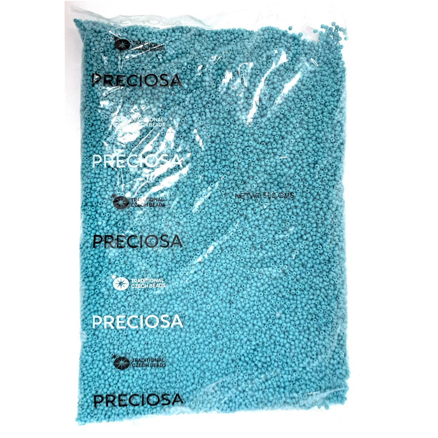 10/0 TURQUOISE Seed Beads / 500 grams / Preciosa Czech Glass