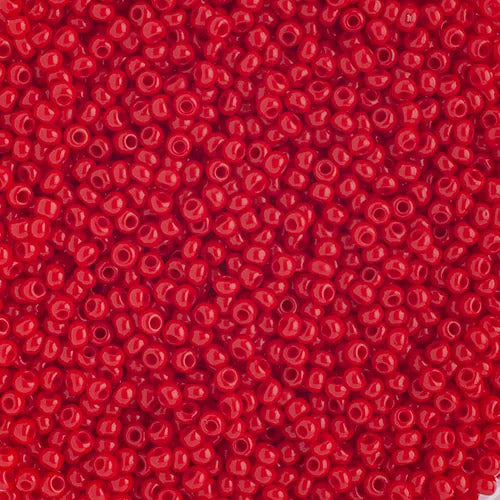 10/0 APPLE MEDIUM RED Seed Beads – Preciosa Czech Glass