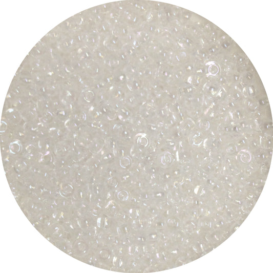 10/0 CRYSTAL LUSTER Seed Beads  / 500 grams /  Preciosa Czech Glass