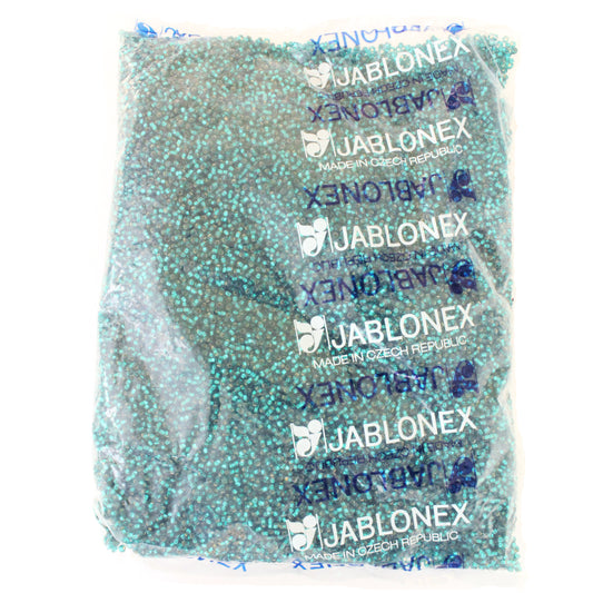 10/0 TEAL GREEN SILVER LINED Seed Beads  / 500 grams /  Jablonex Preciosa Czech Glass