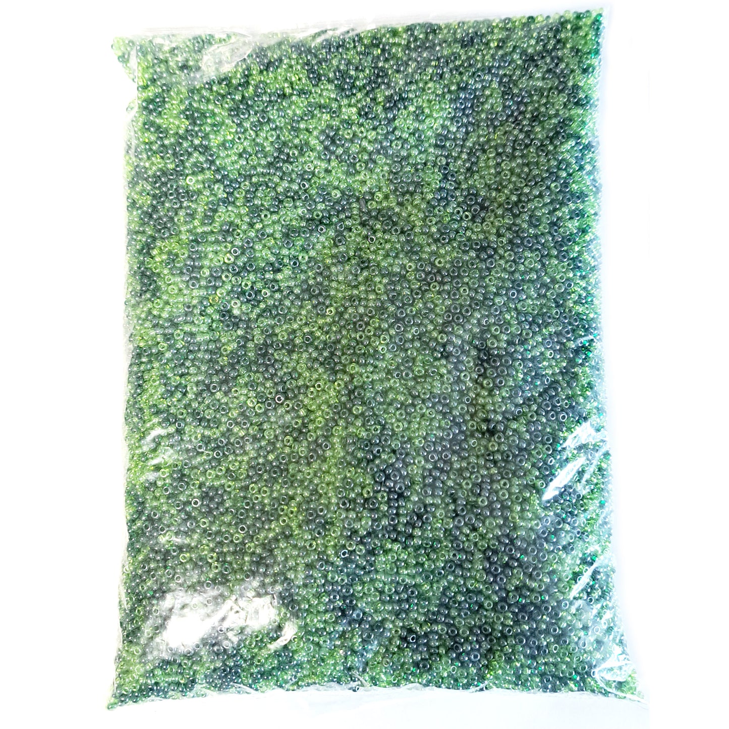 10/0 SEA GREEN LUSTER MIX Seed Beads / 500 grams / Preciosa Czech Glass