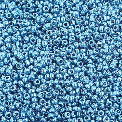 10/0 METALLIC BLUE Seed Beads  / 500 grams /  Preciosa Czech Glass