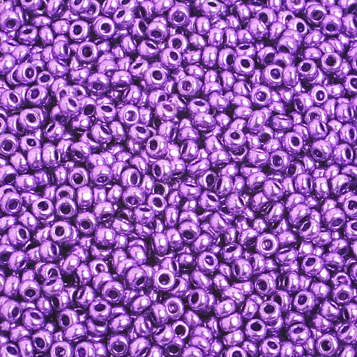 10/0 METALLIC PURPLE Seed Beads  / 500 grams /  Preciosa Czech Glass