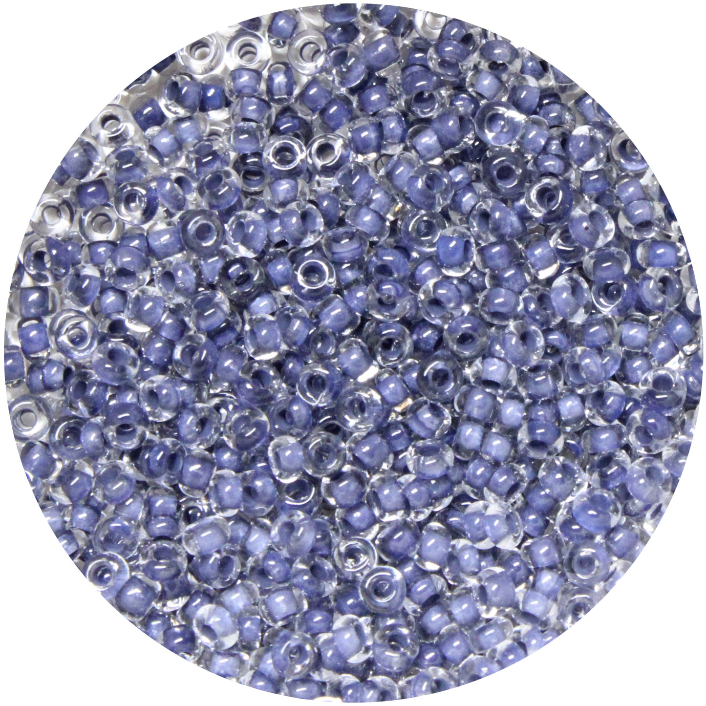 10/0 CLEAR CRYSTAL BLUE Seed Beads / 500 grams / Jablonex Preciosa Czech Glass