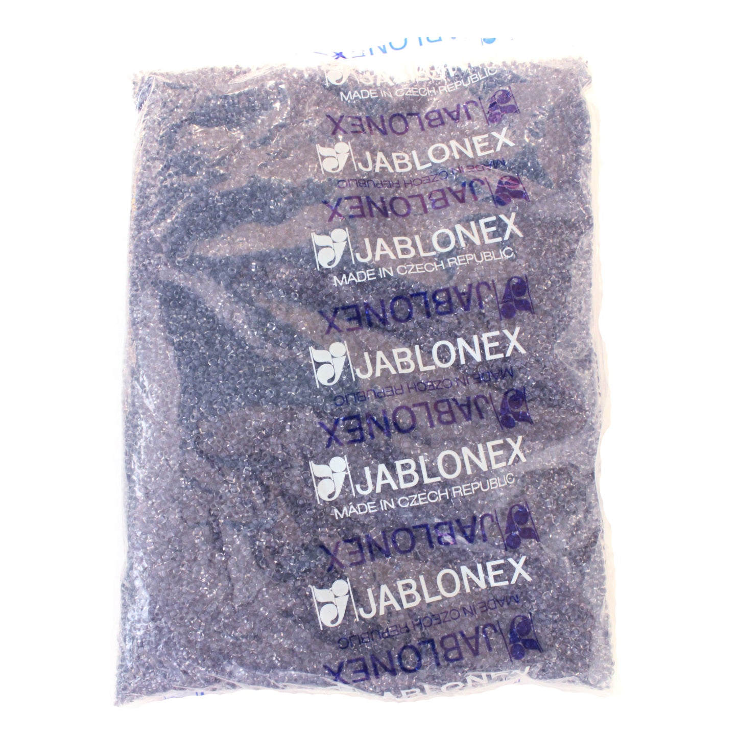 10/0 CLEAR CRYSTAL BLUE Seed Beads / 500 grams / Jablonex Preciosa Czech Glass