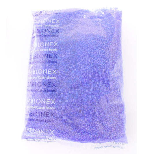 10/0 BLUE PURPLE MATTE AB Seed Beads  / 500 grams / Jablonex Preciosa Czech Glass