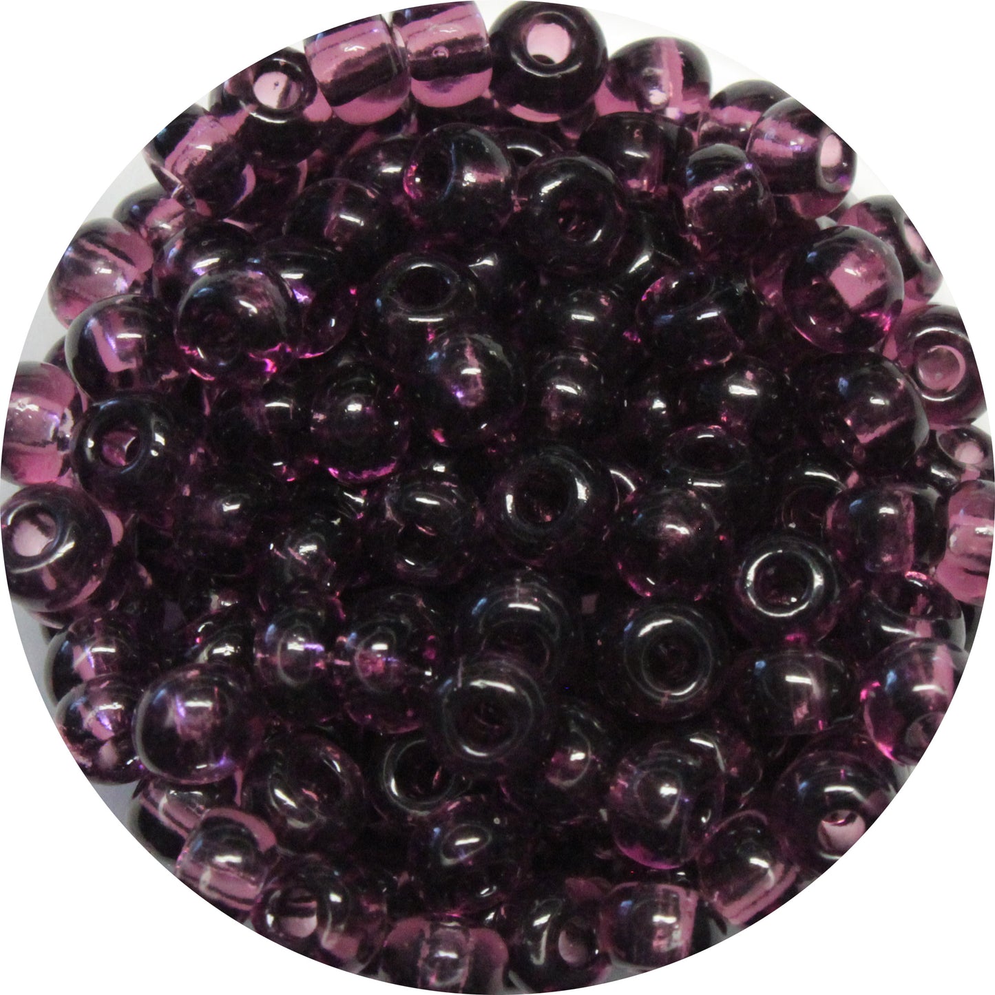 6/0 AMETHYST PURPLE Seed Beads / sold in 1 ounce packs / Preciosa Czech Glass