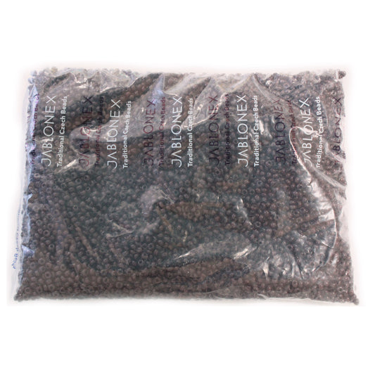 500 gram factory pack - 6/0 CHOCOLATE BROWN Preciosa Seed Beads