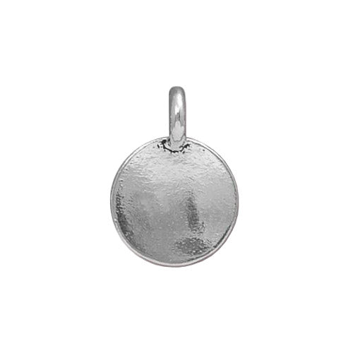 Yin Yang Charm Antique Silver - Reverse View