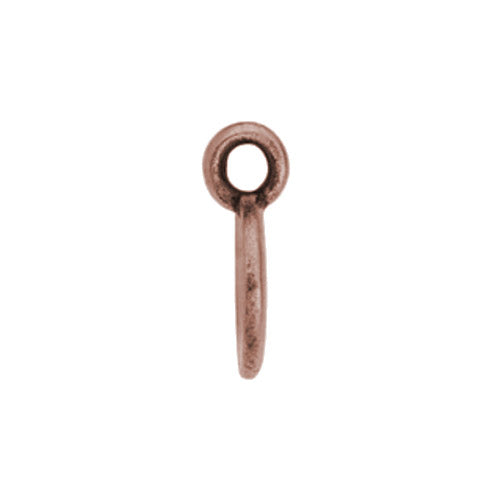 Buddha Charm Antique Copper - Side View