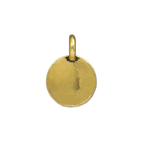 Buddha Charm Antique Gold - Reverse View