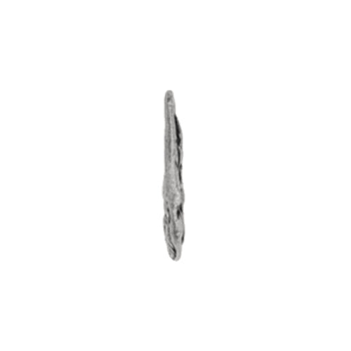 TierraCast 16mm Flora Teardrop Charm / 20 Pack / pewter with an antique finish