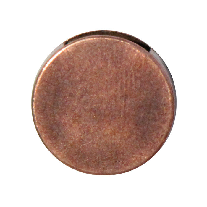 Antique Copper Butterfly Sliders / 10 Pack / ID 10 x 2mm / for 10mm flat leather strap cord