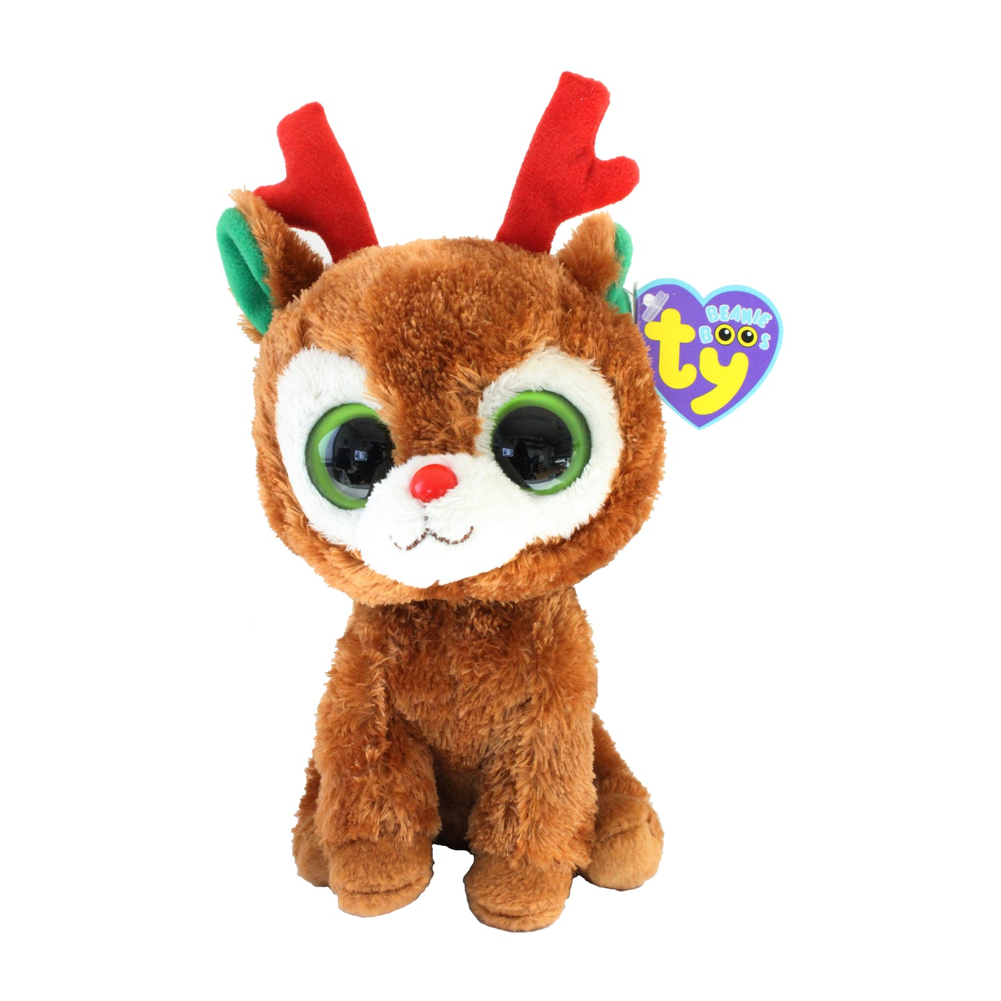 TY Beanie Boos - Comet The Reindeer - 6 inch - pre-owned - MWMT
