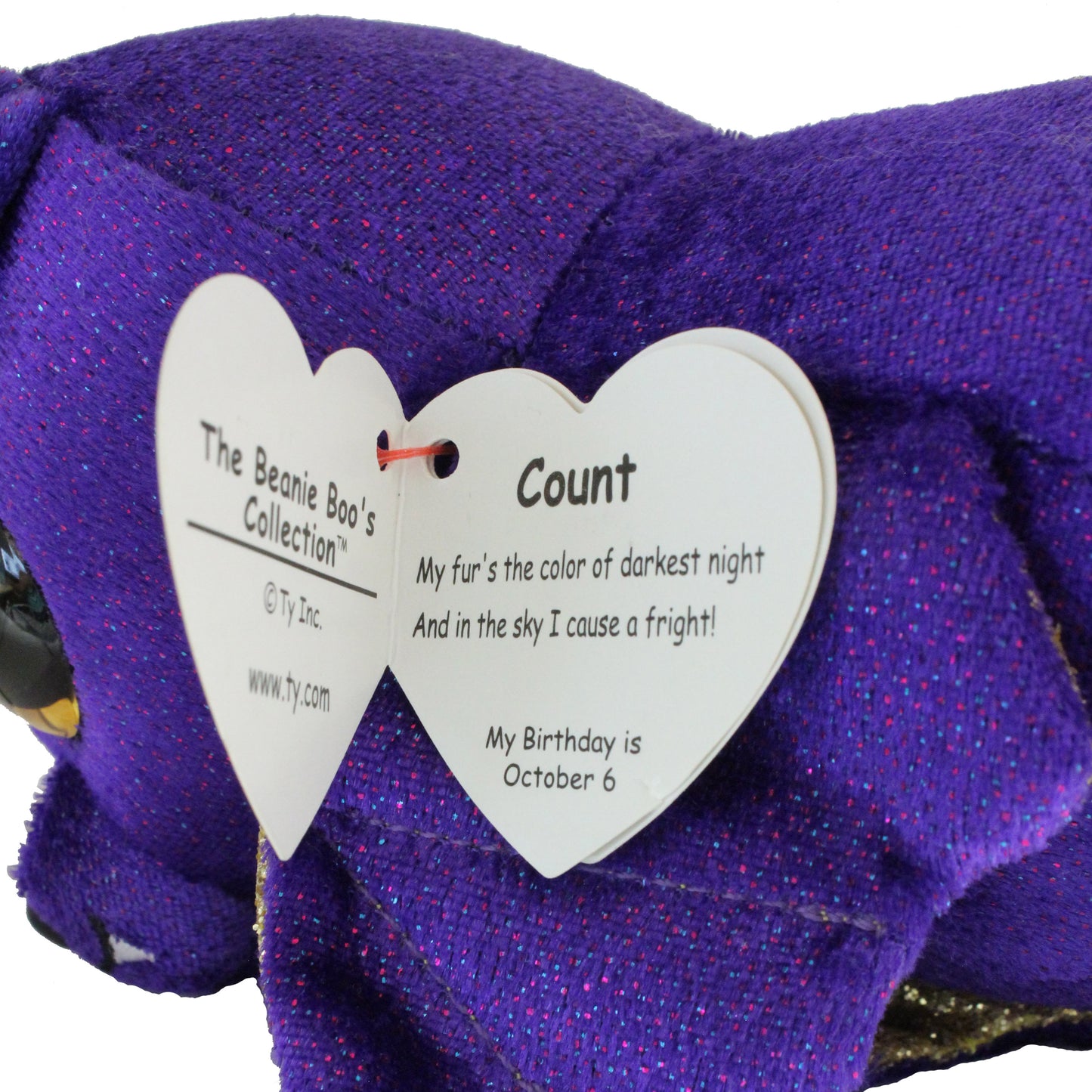 TY Beanie Boos - Count the Bat - 6 inch - pre-owned - MWMT