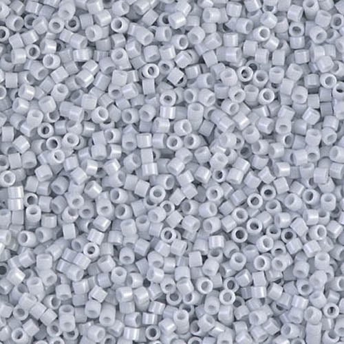 DB-0209 Light Blue Grey Opaque Luster 11/0 Miyuki Delica Seed Beads (10 gram bag)