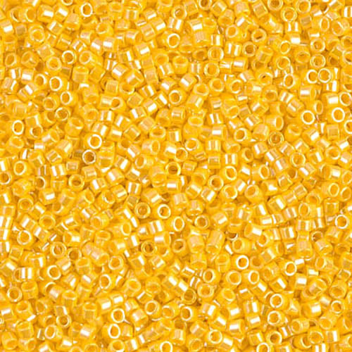 DB-1562 Canary Yellow Luster 11/0 Miyuki Delica Seed Beads (10 gram bag)