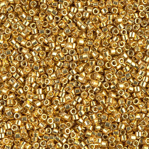 DB-1832 Gold Duracoat Galvanized 11/0 Miyuki Delica Seed Beads (10 gram bag)