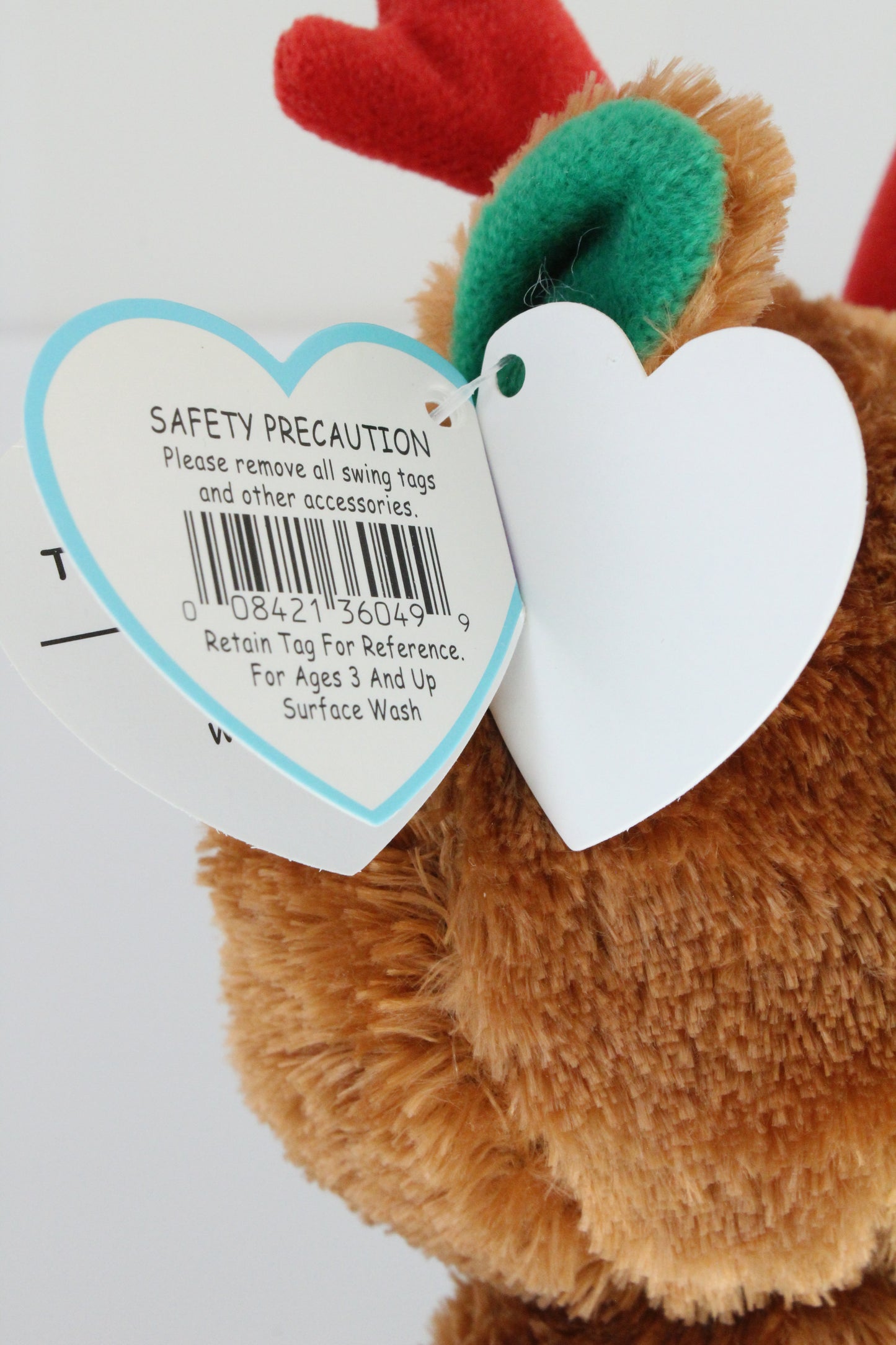 TY Beanie Boos - Comet The Reindeer - 6 inch - pre-owned - MWMT