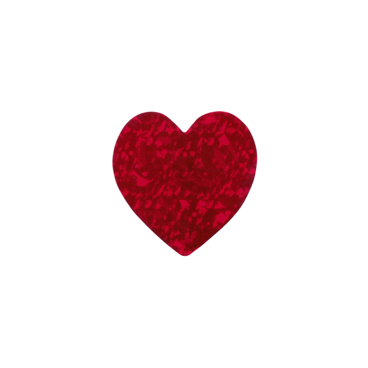 100 Red Love Heart Stickers / 25mm diameter / peel and stick