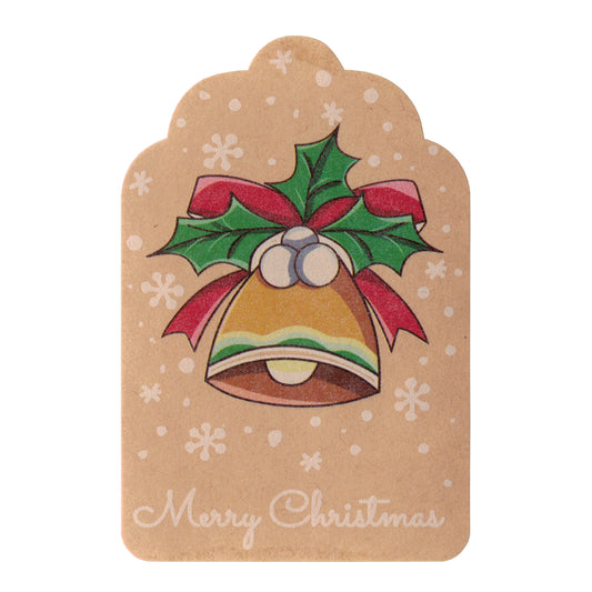 Merry Christmas Stickers / 10 Pack / 60mm x 40mm / peel and stick / various designs