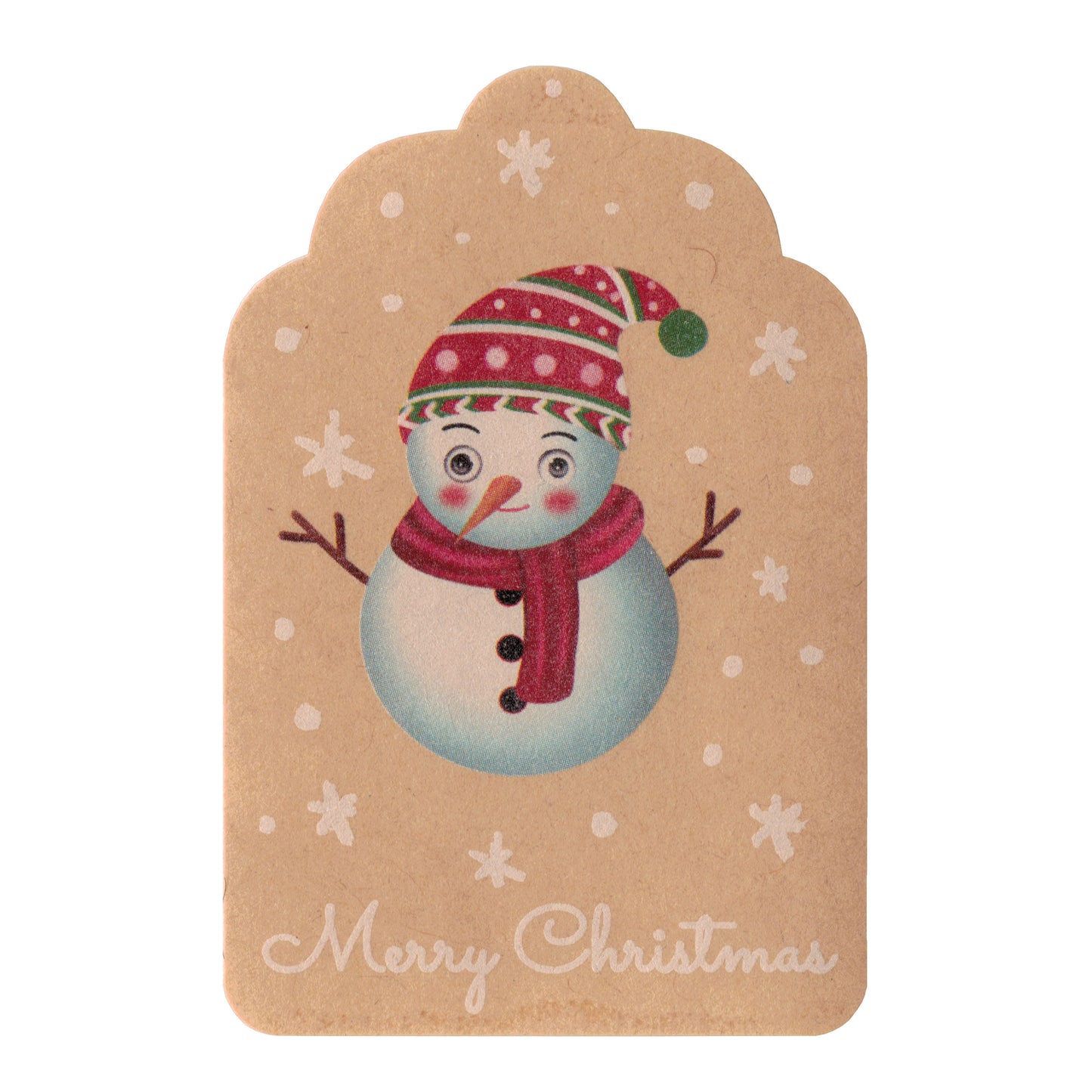 Merry Christmas Stickers / 10 Pack / 60mm x 40mm / peel and stick / various designs