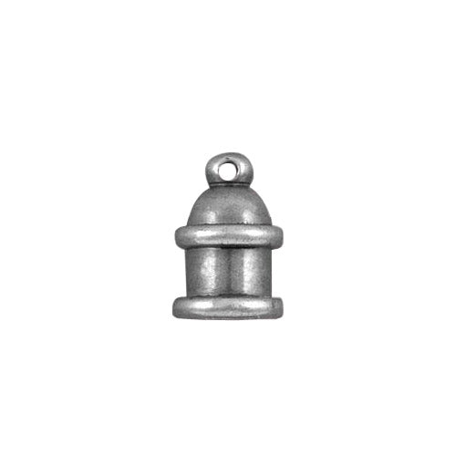 TierraCast 4mm Pagoda Cord End / brass with a tin oxide finish / 01-0204-45