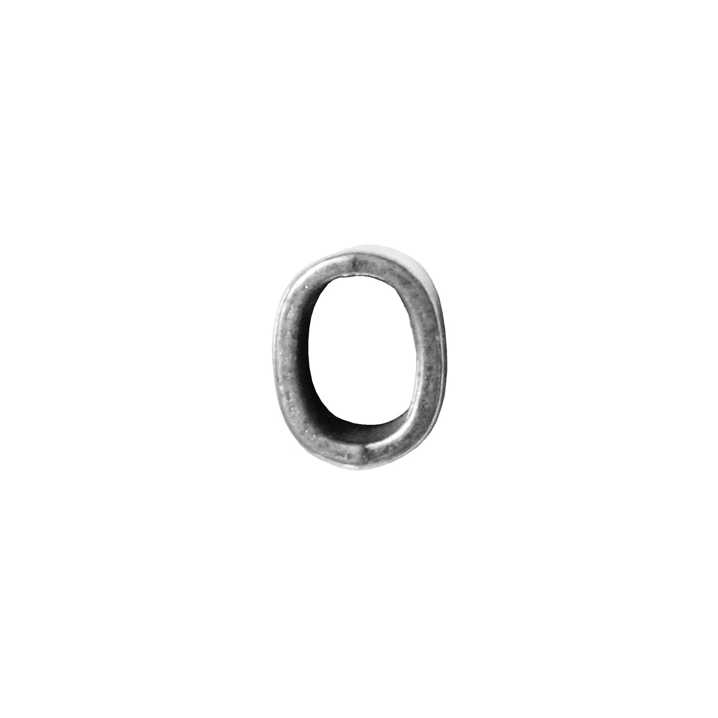 Starburst Slider Spacer Bead Antique Silver / 10 x 6.5mm / for use with licorice or Regaliz cords