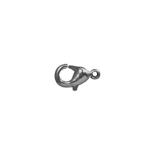 10mm Lobster Clasp / 10 Pack / plated zinc with a gunmetal finish