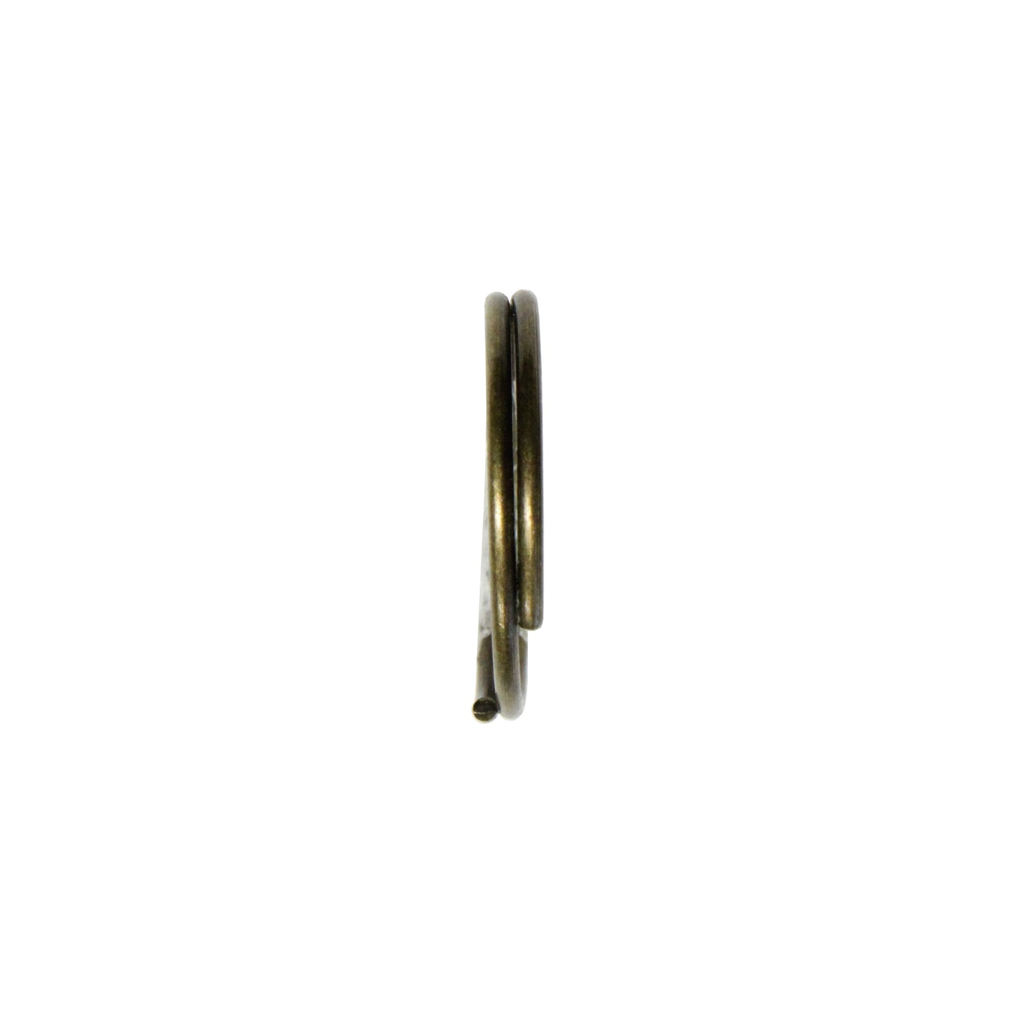 20mm Antique Bronze Split Ring / 10 Pack / for key rings or secure charms or tags