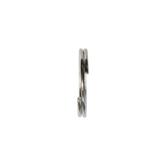 20mm Bright Rhodium Split Ring / for key rings or secure charms or tags