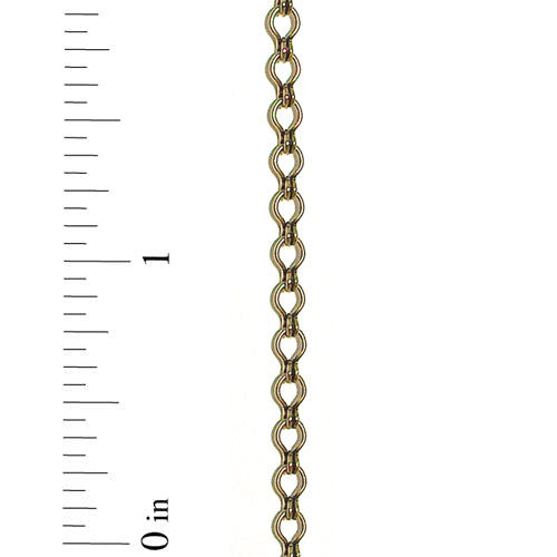 TierraCast Ladder Chain Antique Gold / sold by the foot / 6 x 3.5 mm links / plated brass / 20-0225-26