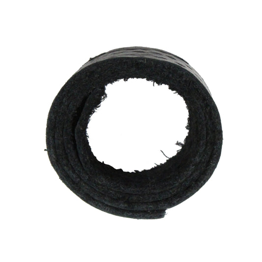 BLACK HORNBACK Leather Strap / pre-cut 10 inch (Length) x 1/2 inch (Wide) / TierraCast USA