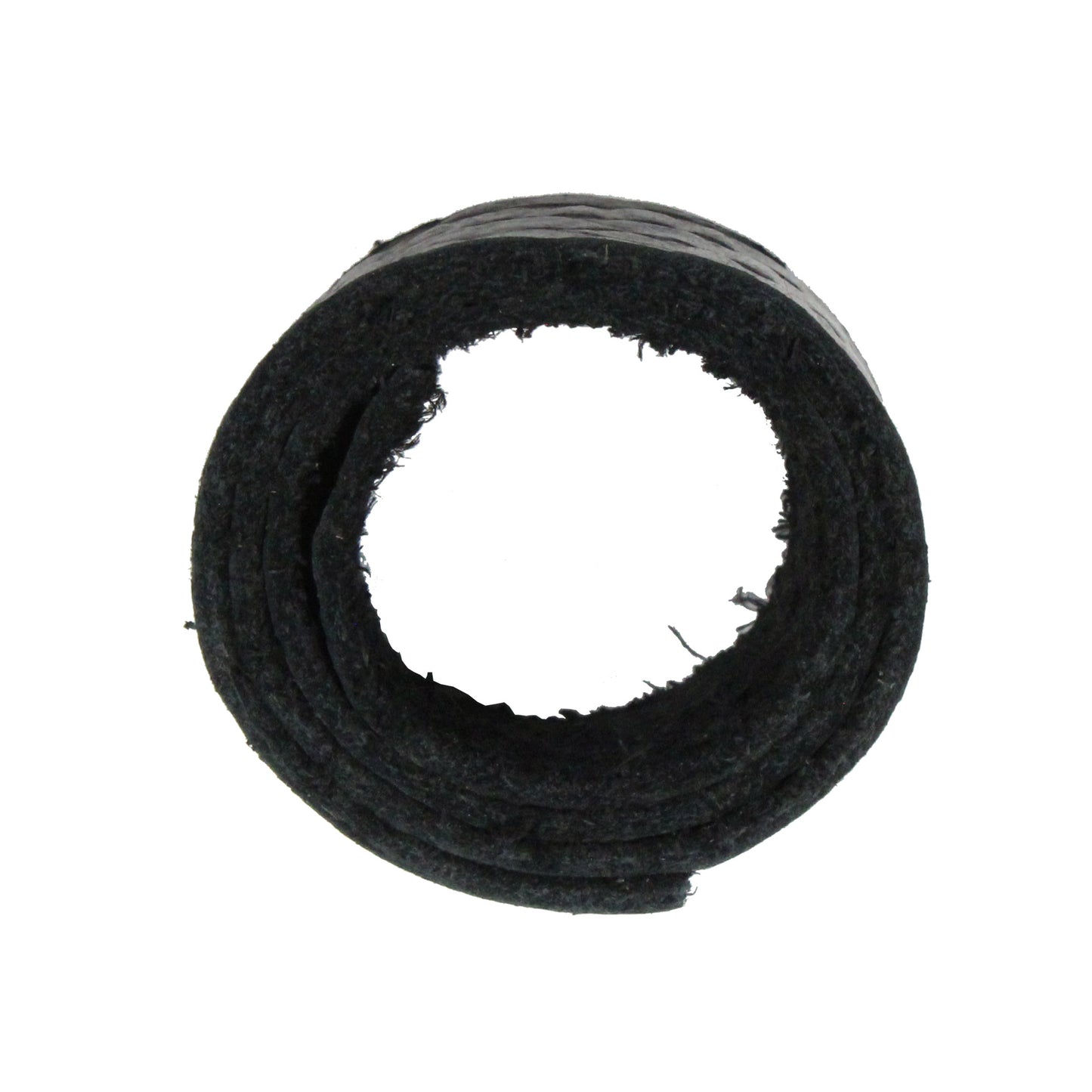 BLACK HORNBACK Leather Strap / pre-cut 10 inch (Length) x 1/2 inch (Wide) / TierraCast