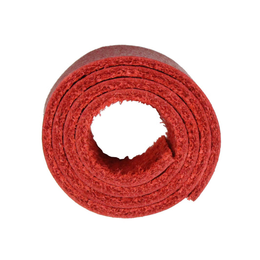 RED Leather Strap / pre-cut 10 inch (Length) x 1/2 inch (Wide) / TierraCast USA