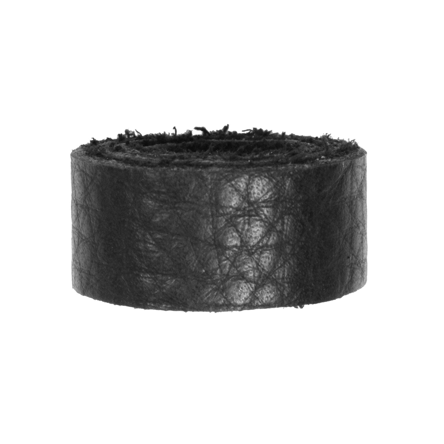 BLACK Leather Strap / pre-cut 10 inch (Length) x 1/2 inch (Wide) / TierraCast USA