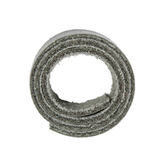 ANTIQUED SILVER Leather Strap / pre-cut 10 inch (Length) x 1/2 inch (Wide) / TierraCast USA