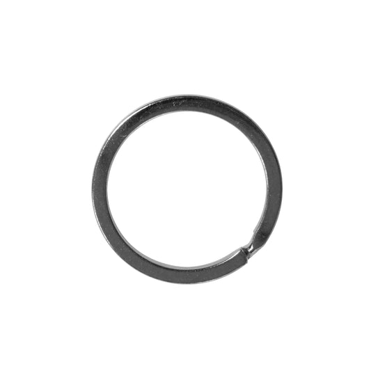 25mm Gunmetal Split Ring / sold individually / for key rings or secure charms or tags