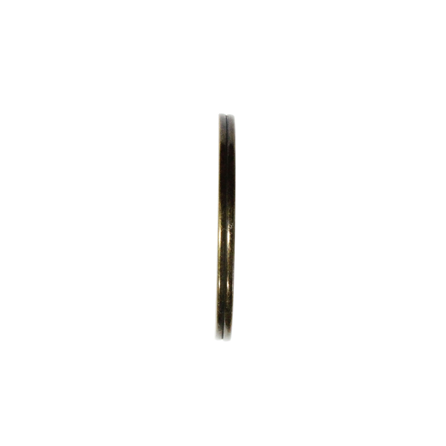 25mm Antique Bronze Split Ring / sold individually / for key rings or secure charms or tags
