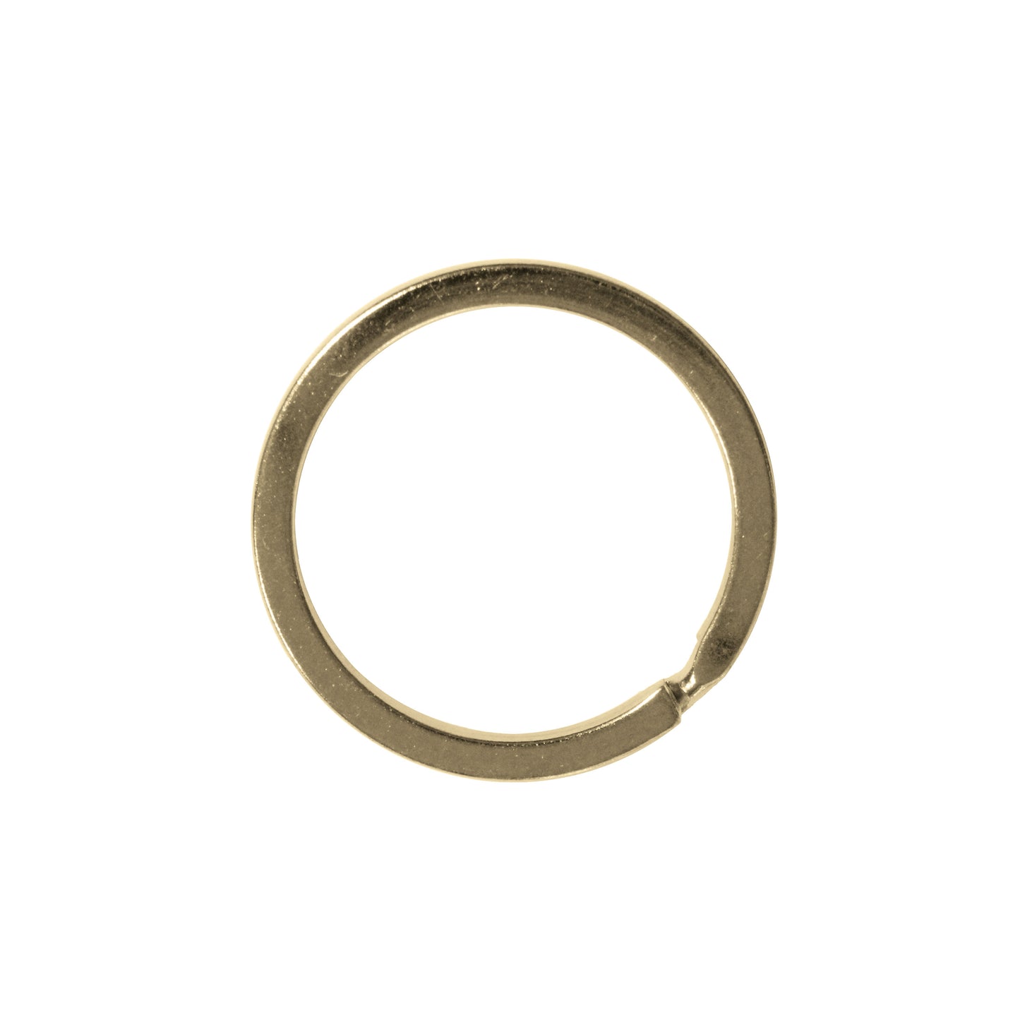 25mm Bright Gold Split Ring / sold individually / for key rings or secure charms or tags