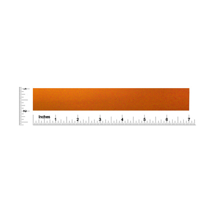 ORANGE Anodized Aluminum Bracelet Strip / 7 x 1 Inch / 20 Gauge